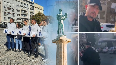Naprednjaci iz Sombora beže od besnih Beograđana - i to nije sve (VIDEO)