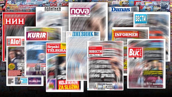 Dnevna štampa za utorak, 14. april