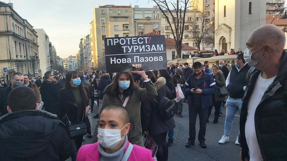 Protest privrednika FOTO: Direktno.rs