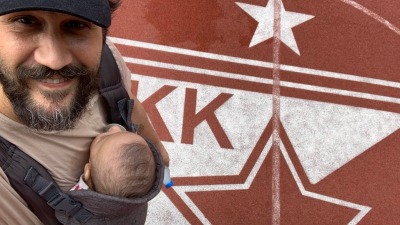 Ljubav prema Zvezdi! Kapičić odveo sina na terene