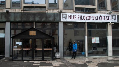 Filozofski fakultet u Beogradu se zavhalio i pružio podršku pojedincima koji odolevaju pritiscima