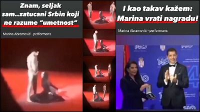 Savić o Marininom performansu: Vrati nagradu! (VIDEO)