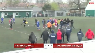 Tuča omladinaca Brodarca i Zvezde: Crveno-beli izgubili derbi i nerve