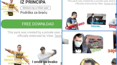 GDE ŽIVIMO? Stikeri na Vajberu sa likom Velje Nevolje (FOTO)