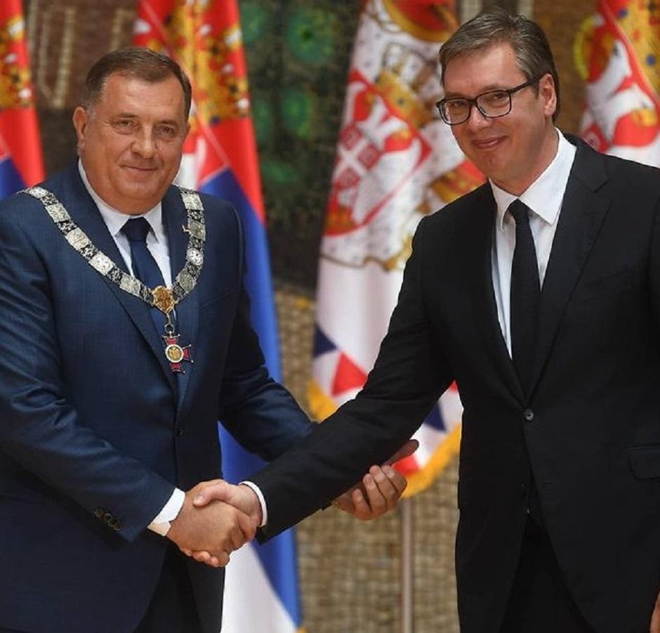 Milorad Dodik i Aleksandar Vučić FOTO: Printscreen/Instagram