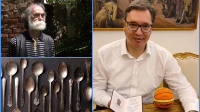 Vučić vratio kašike penzioneru: "On je sam po sebi humor i satira, to će ga uništiti!" Vučić vratio kašike penzioneru: "On je sam po sebi humor i satira, to će ga uništiti!"