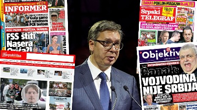 Je l' Vučić urednik medija i određuje sve naslove?