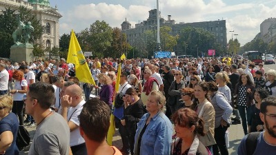 Prosvetari: Protest 1. septembra, štrajk kad se formira Vlada