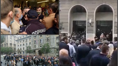 Advokati dali rok od 24 sata Vrhovnom sudu: Predali zahteve, reagovala policija (VIDEO) Advokati dali rok od 24 sata Vrhovnom sudu: Predali zahteve, reagovala policija (VIDEO)