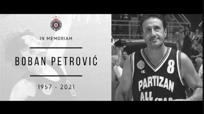 Umro legendarni as Partizana Boban Petrović