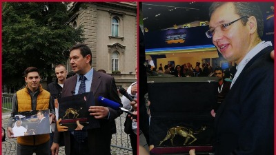 "Vučić je ukrao KAMILU OD ZLATA i odneo je kući" (VIDEO)
