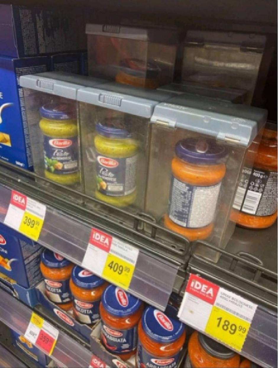 U supermarketima zaključavaju soseve u strahu od krađe FOTO: Direktno.rs
