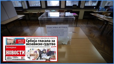 Kako su Novosti znale rezultate referenduma pre kraja?