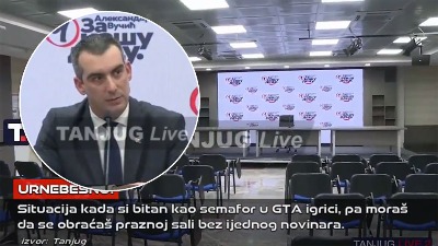 VEROVALI ILI NE! Vladimir Orlić, konferencija za novinare bez novinara (VIDEO)