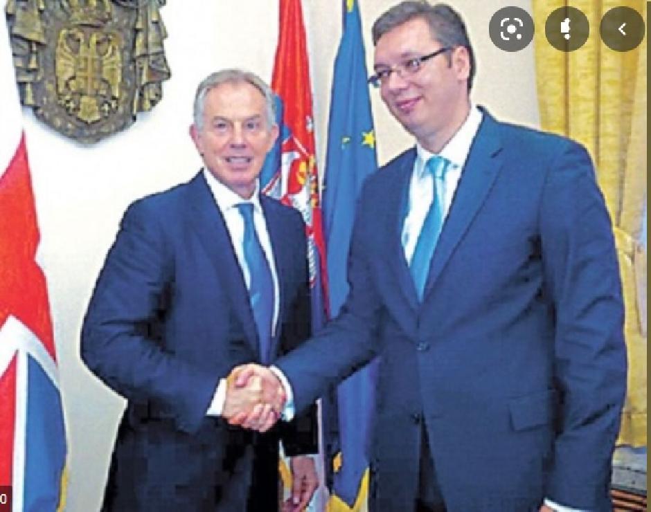 Toni Bler i Aleksandar Vučić