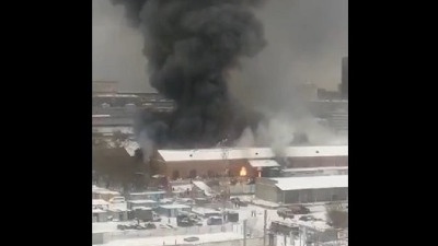 Eksplozija i požar na trgu u Moskvi (VIDEO)