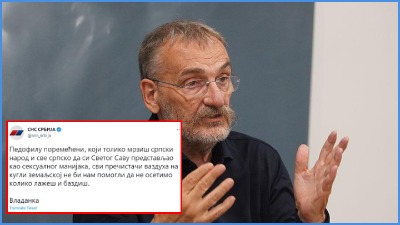 BRUKA Sa zvaničnog profila SNS Kovačeviću poručili da je pedofil i da bazdi!