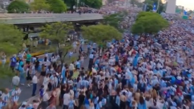 Ludnica u Argentini nakon ulaska u finale (VIDEO)
