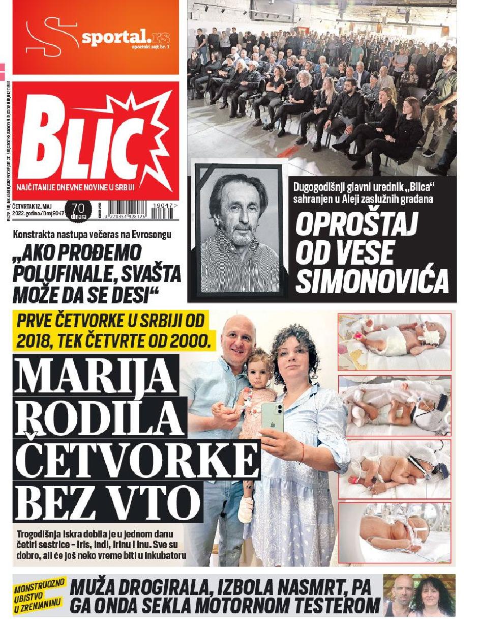Blic FOTO: Printscreen