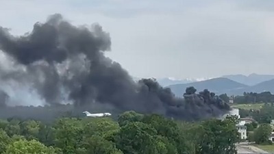 Eksplozija i požar blizu ženevskog aerodroma (VIDEO)