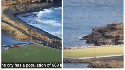 ČUDO Stadion uz more, "spava" među stenama (VIDEO)