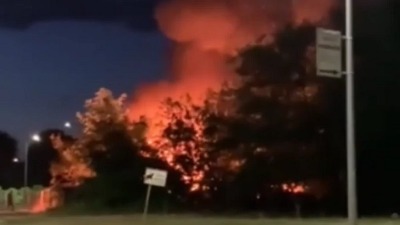Veliki požar u Novom Sadu (VIDEO)