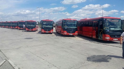 Požar u "Lastinoj" garaži u Mladenovcu: Izgoreo jedan autobus