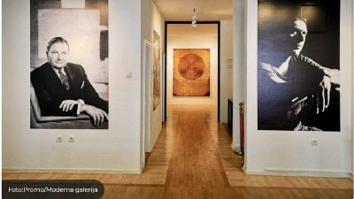 Magični Krug Lazara Vozarevića u Modernoj galeriji u Beogradu