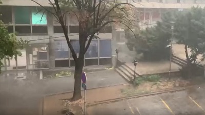 Velike padavine nisu zaobišle ni Beograd (VIDEO)