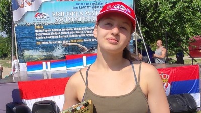 Divna Šimšić prvakinja Srbije u plivanju na otvorenim vodama