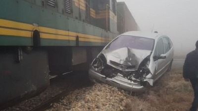Lajkovac: Sudarili se voz i automobil, ima povređenih