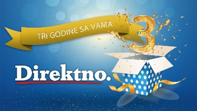 Direktno.rs slavi treći rođendan: Da pobedimo zajedno!