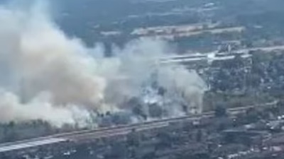 Eksplozija i veliki požar kod aerodroma Hitrou