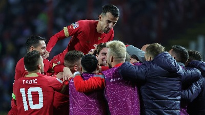 UEFA uz Srbiju: Srećno, "orlovi"! (FOTO)