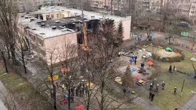 Serija ruskih napada na Kijev i okolinu