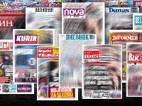 Naslovne strane za subotu, 9. avgust