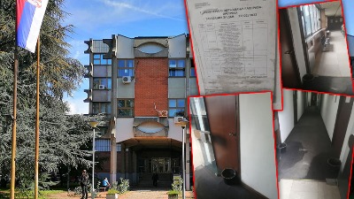 Treći osnovni sud prokišnjava: Kofe na podu! (FOTO)