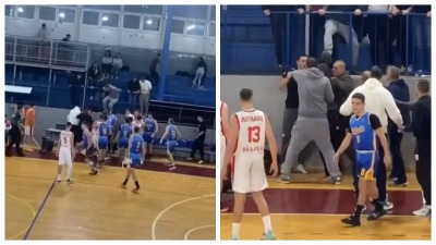 Sramota srpske košarke: Tuča na meču kadeta, umešali se i roditelji (VIDEO)