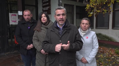 Obradović u Vinči: SNS ne želi da izgradi dom zdravlja, mi hoćemo (VIDEO)