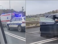 Most na Adi: Treća saobraćajna nesreća od jutros (VIDEO)