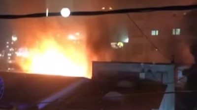 Veliki požar na Autokomandi (VIDEO)