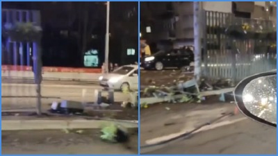 Auto probio ogradu kod Franša (VIDEO) Auto probio ogradu kod Franša (VIDEO)