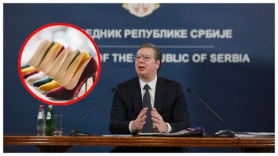 Vučić ponovo u cipelama čija cena ide preko 1.000 evra (VIDEO)