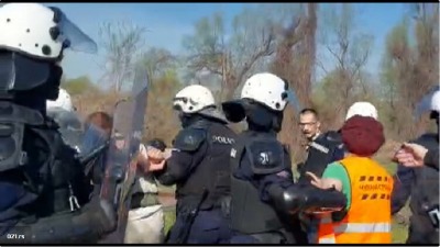 Sukob građana s policijom na Šodrošu - ima privedenih