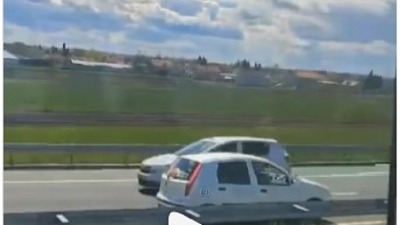  Vozio suprotnim smerom na auto - putu Miloš Veliki (VIDEO)