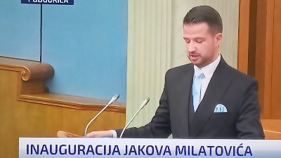 Jakov Milatović položio zakletvu