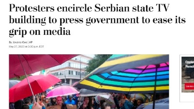 Vašington post: Najveća pobuna protiv Vučićeve autokratske vladavine