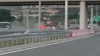 Sudar na novoj obilaznici oko Beograda (VIDEO)