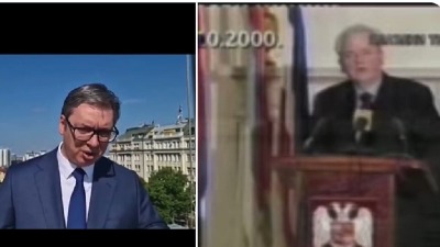Ista rečenica i prilika - 20 godina kasnije: Vučić izjavio isto što i Milošević pred pad s vlasti (VIDEO)