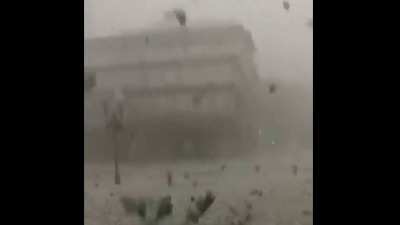 SSP: Apokaliptična slika iz Vrbasa, šteta od grada ogromna